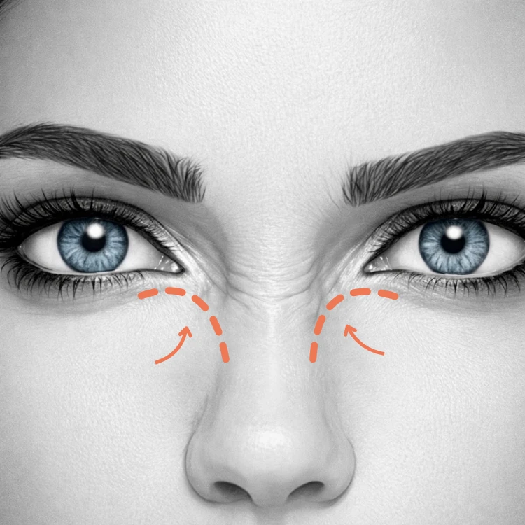 Hals en decolleté Bunny lines