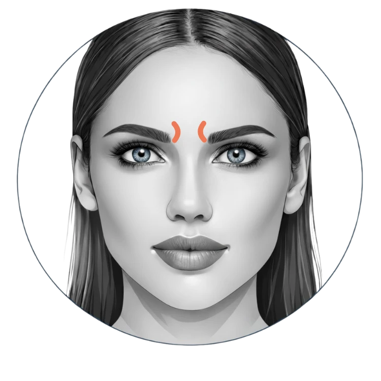 Ingevallen slapen Fronsrimpel